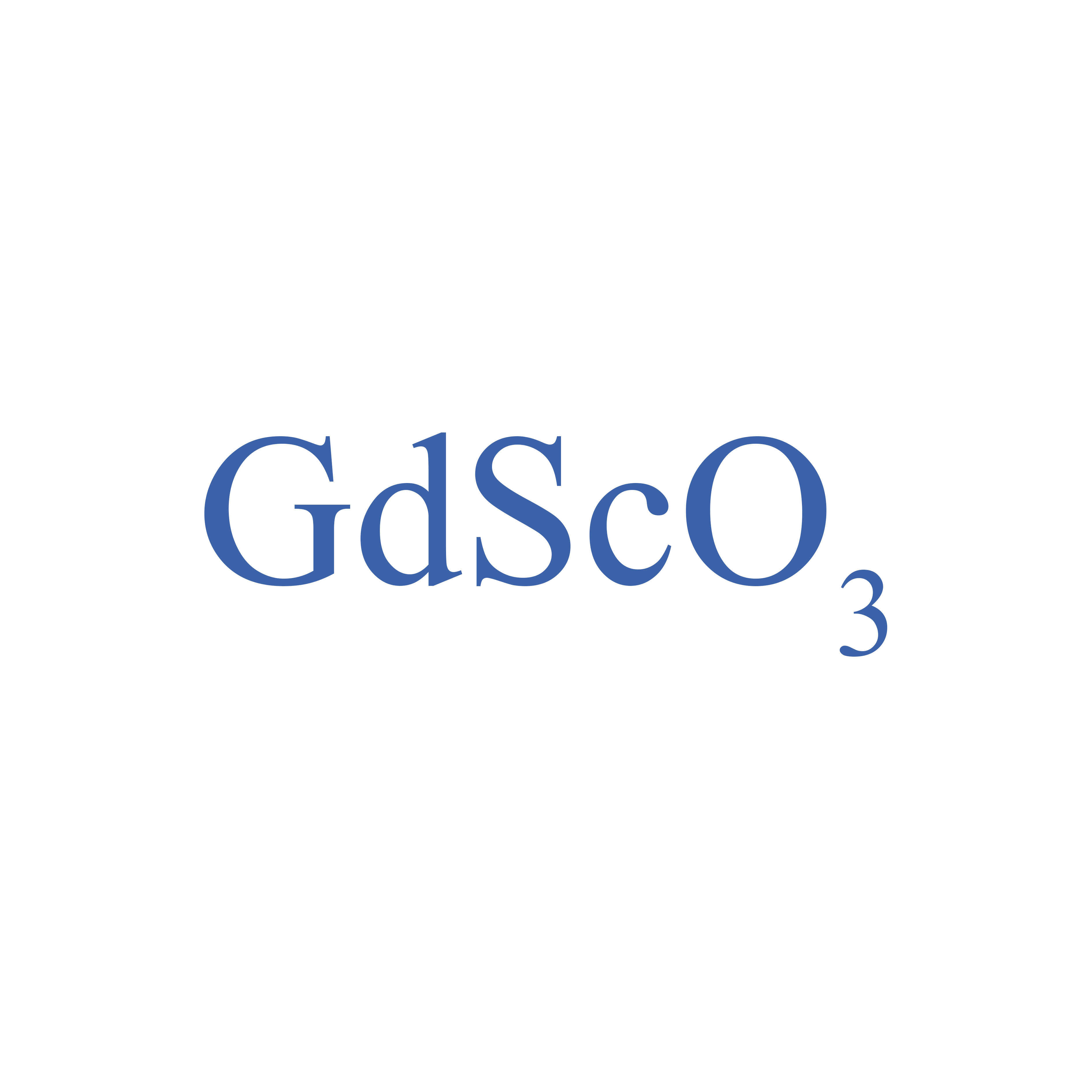 Scansione del gadolinio-GdScO3-VI-HALBLEITERMATERIAL