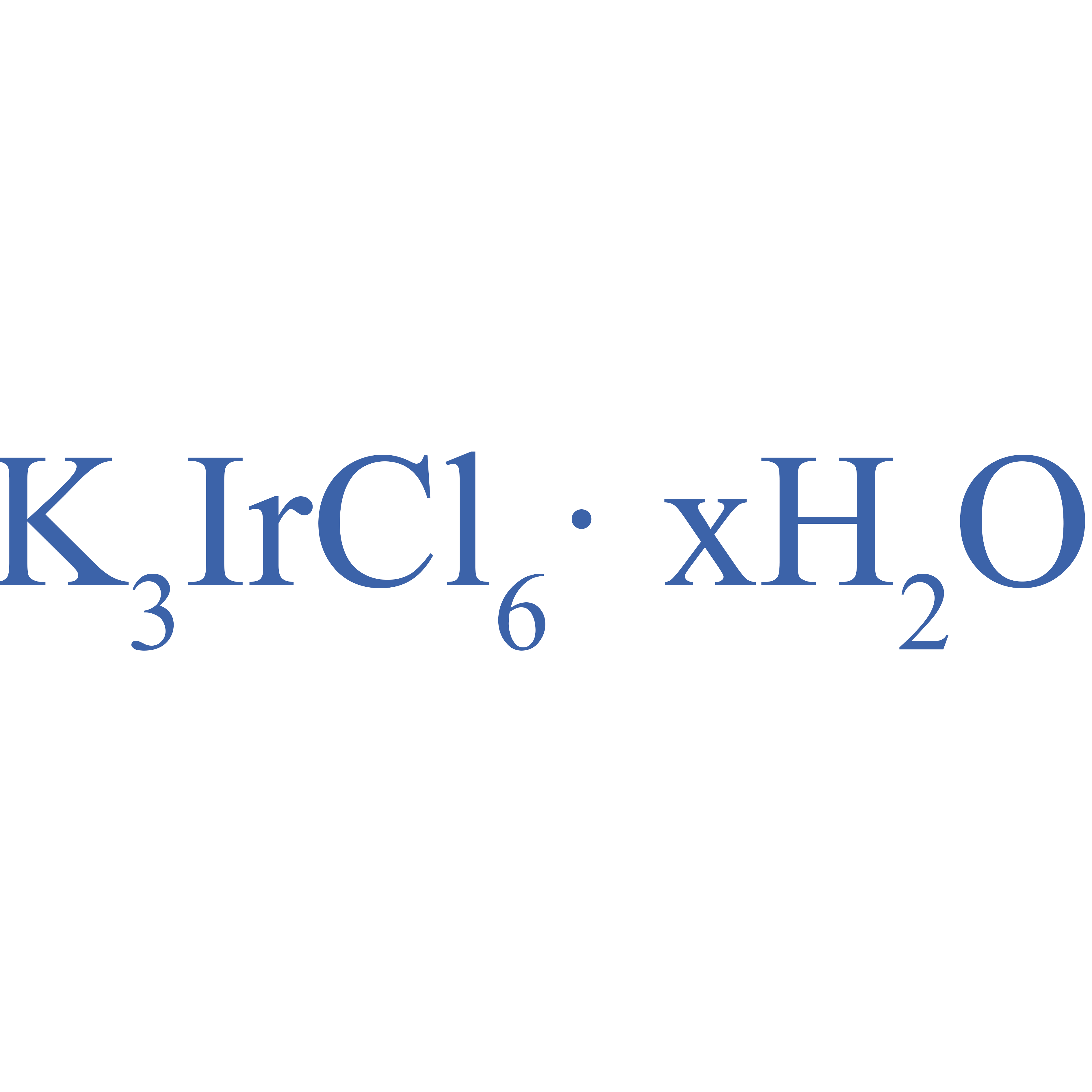Kaliumhexachloriridat(III)-hydrat - VIMATERIAL