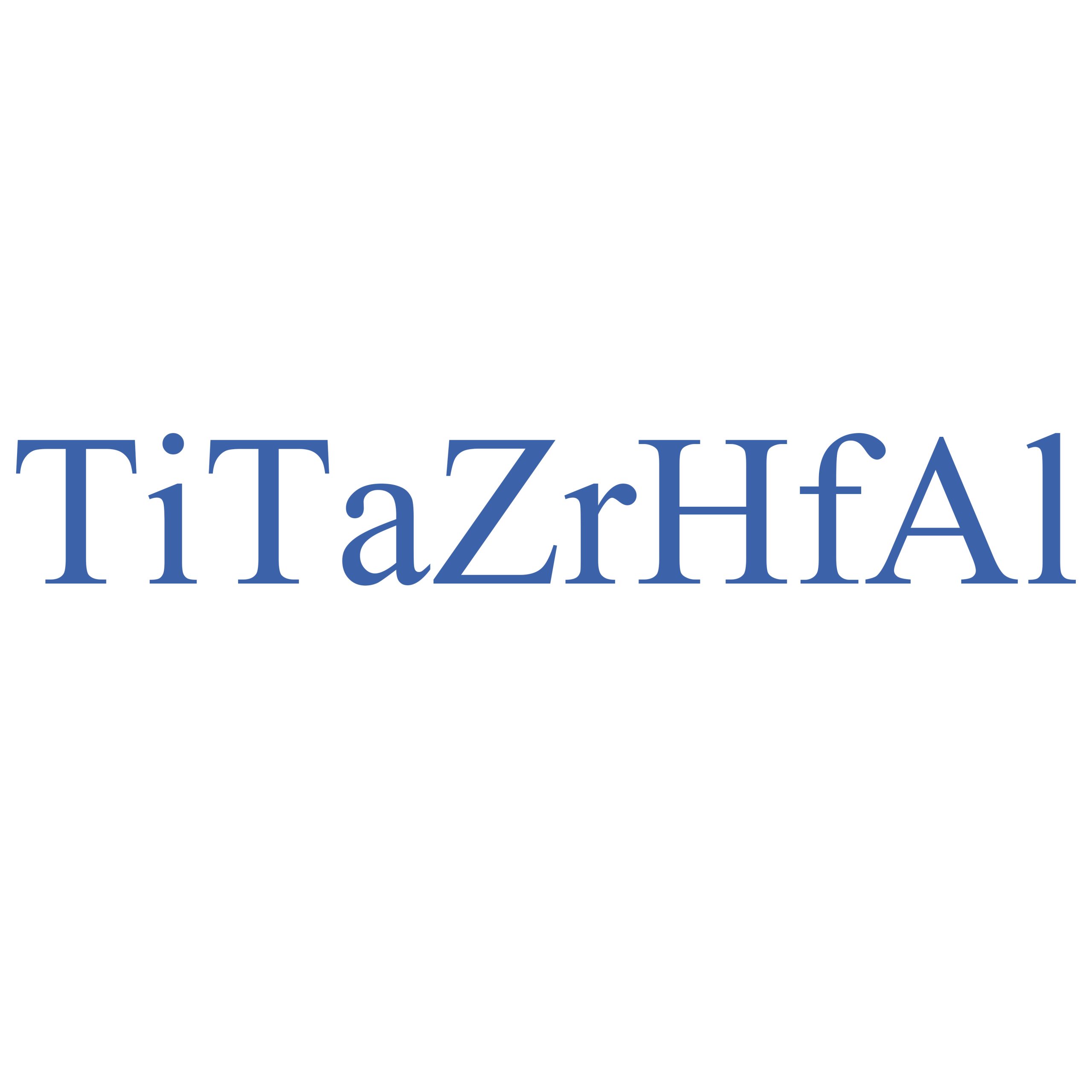 Titanio Tantalio Zirconio Afnio Alluminio (TiTaZrHfAl)sputteringtarget-VI HALBLEITERMATERIAL GmbH