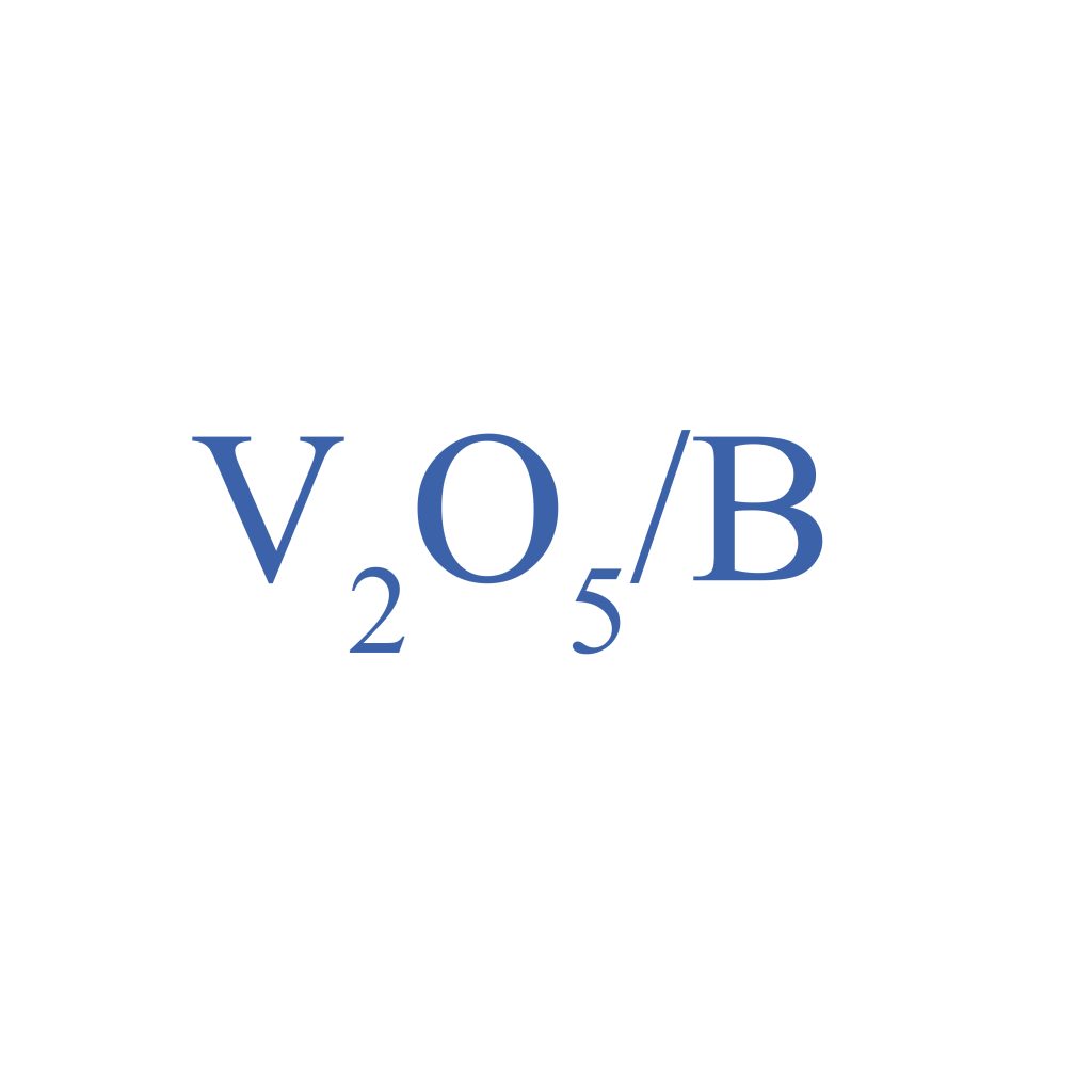 Oxyde de vanadium-bore (V2O5-B)pulvérisationcible-VI HALBLEITERMATERIAL GmbH