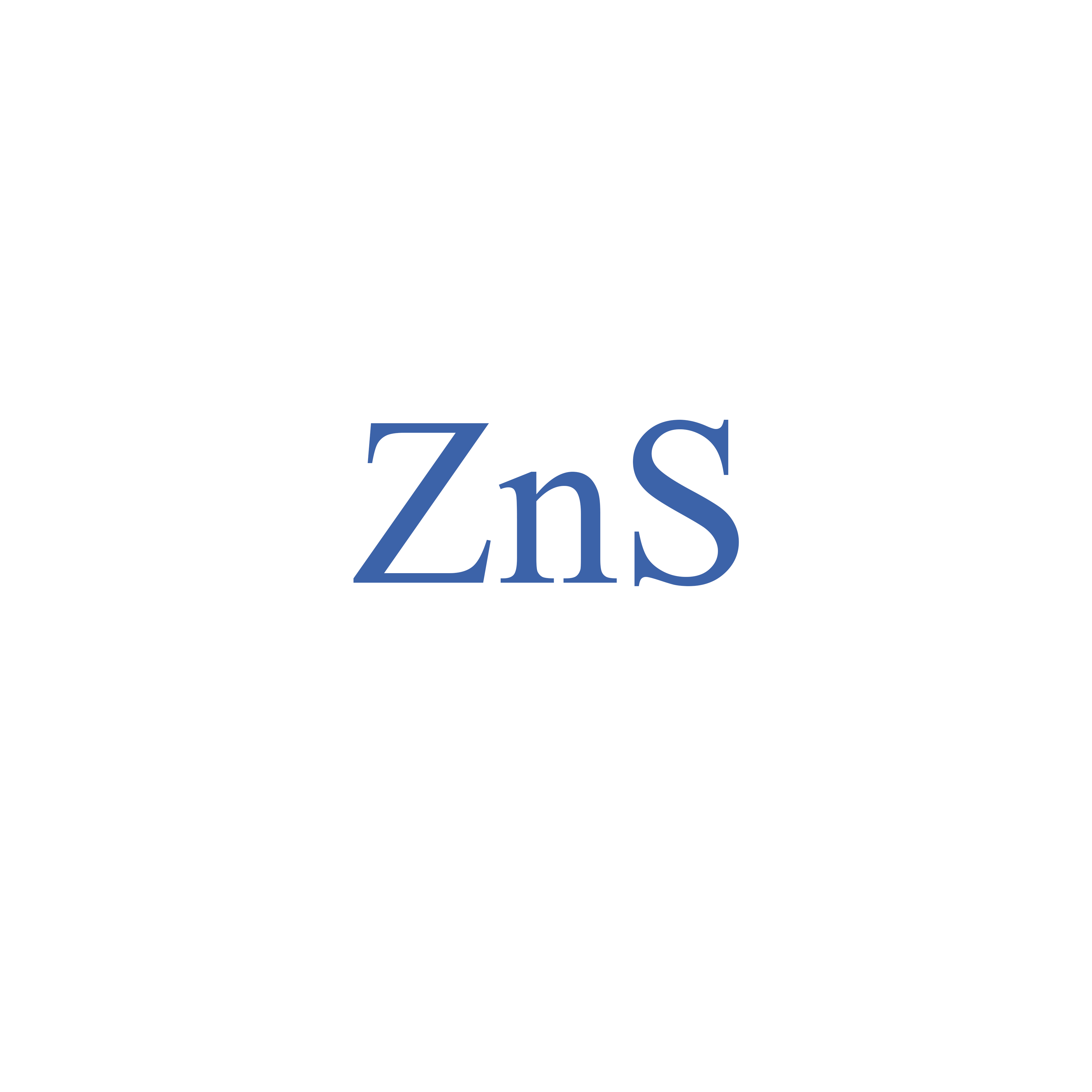 Sulfure de zinc-ZnS-Rod-VI-HALBLEIETREMATERIAL