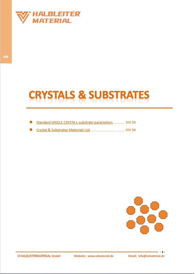 Crystals & Substrates-VIMATERIAL