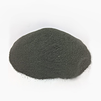 Black powder in a small mound