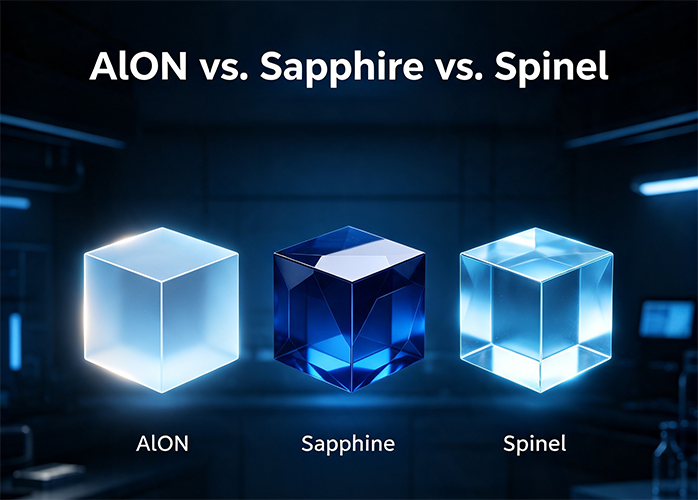 AlON vs. Sapphire vs. Spinel