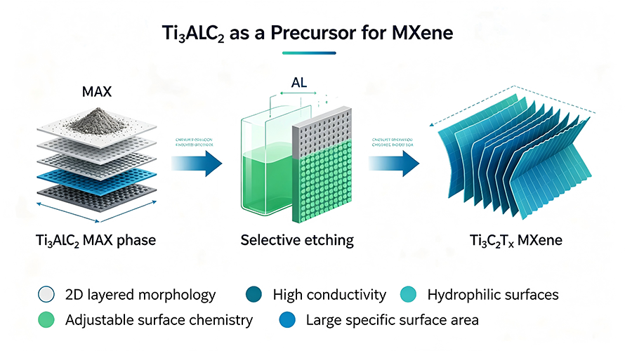 Ti3AlC2 as a Precursor for MXene