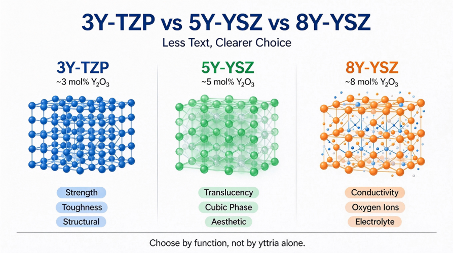 3Y-TZP vs. 5Y-YSZ vs. 8Y-YSZ – VIMATERIAL